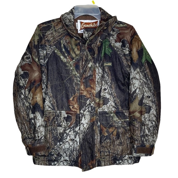 Gamehide Jackets & Coats Vintage Gamehide Camouflage Hunting Jacket Hush Hide Silent Fabric